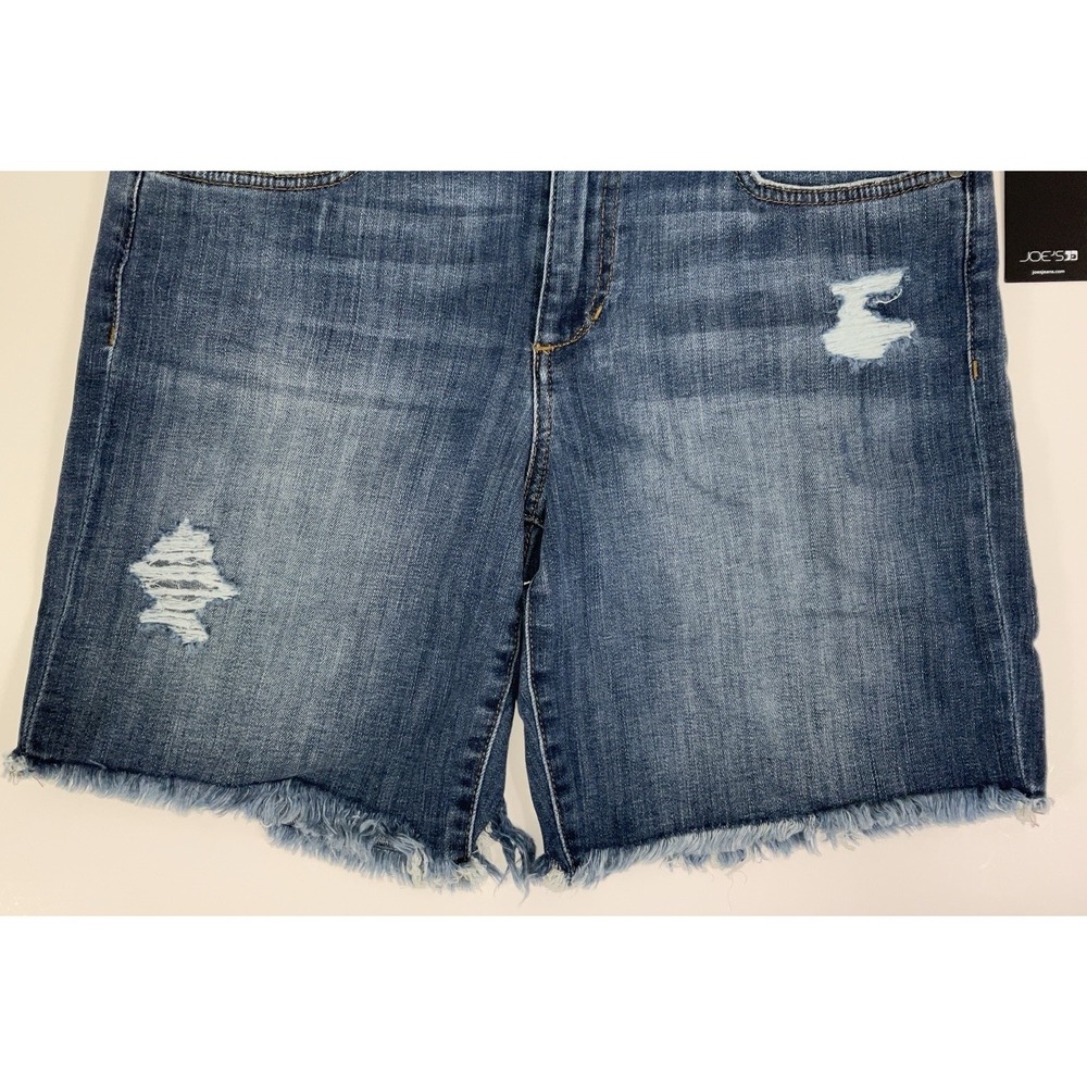 NWT Women's Joe's Jeans Distressed Easy Bermuda Cut Off Shorts Sz 29 (31"X 8") - Picture 2 of 7